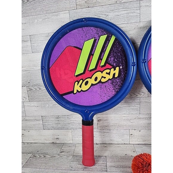 Vintage Koosh Ball Paddle & Ball Set 90s Raquet Racket Outdoor Game - Picture 4 of 6